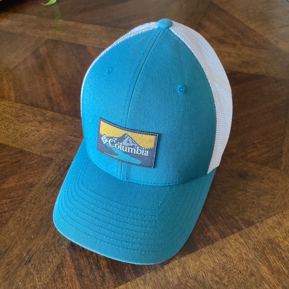 Columbia turquoise flex fit hat